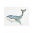 mural ballena madera