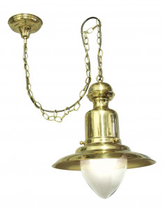 Lampara pescador de latón techo