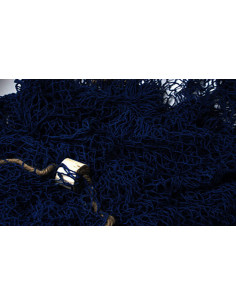 Red pesca marina azul marino decorativa