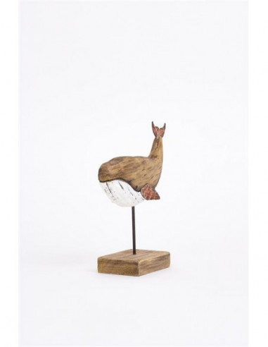  Ballena con base de madera 