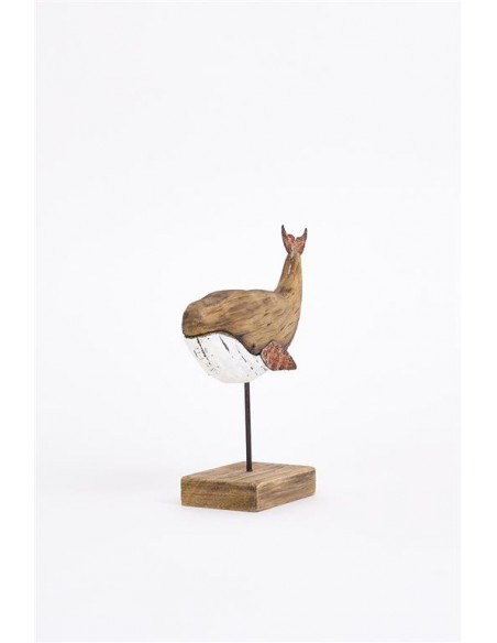  Ballena con base de madera 