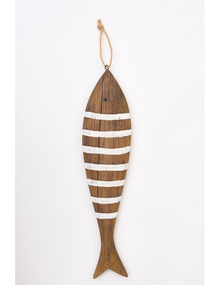 Pez de madera a rayas 