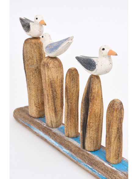  Gaviotas de madera 