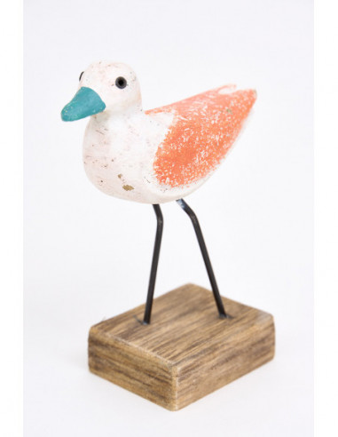  Gaviota de madera naranja 