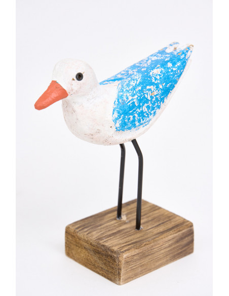  Gaviota de madera azul 