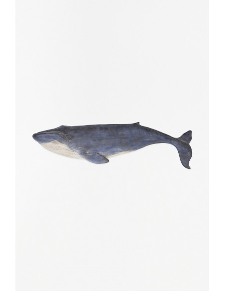 Ballena azulino de resina 