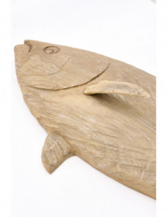 Pez de madera decorativo  2