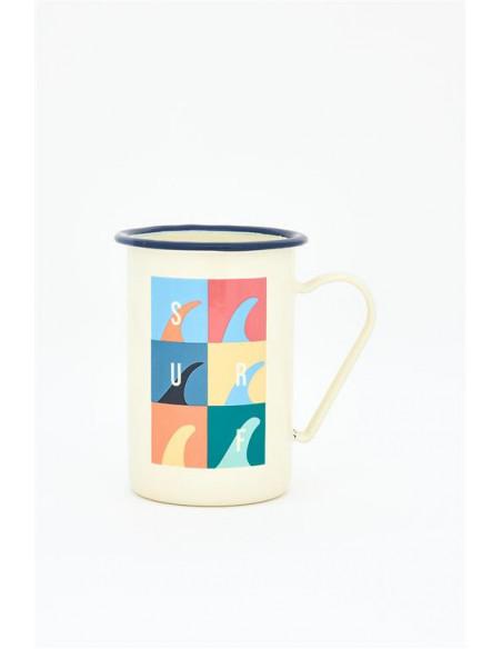 Mug de metal surf 