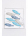 Cuadro metal de peces 