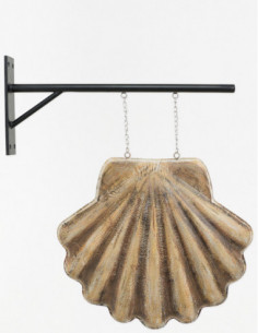 Concha marina de hojalata 