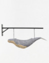 Ballena colgante de metal 