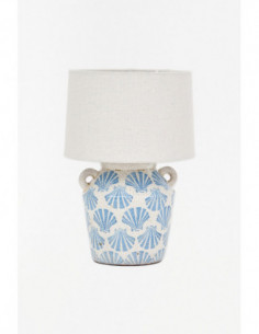 Lámpara de resina con diseño coral 