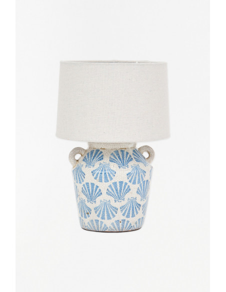 Lámpara de resina con diseño coral 