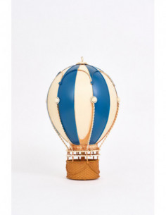 Globo de madera de metal 