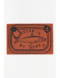 Felpudo marino diseño de pez 