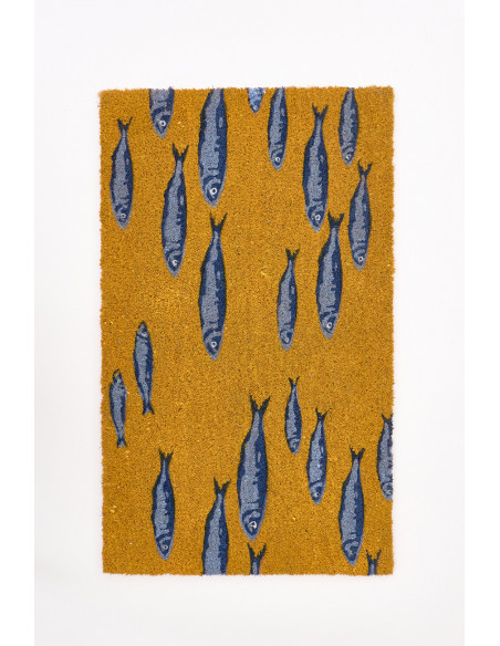 Felpudo rectangular diseño de peces 