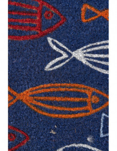 Felpudo media luna de peces  2