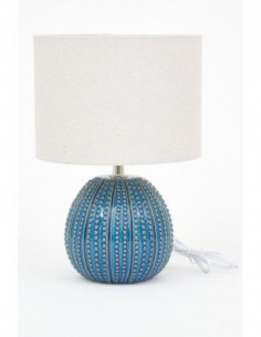 Lámpara erizo de mar azul  2