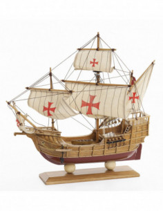 Maqueta de barco carabela Santa María