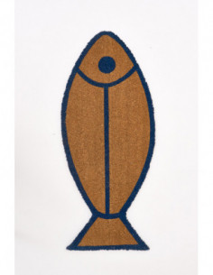 Felpudo figura de pez 