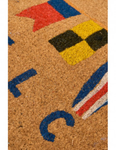 Felpudo de Welcome marino  2