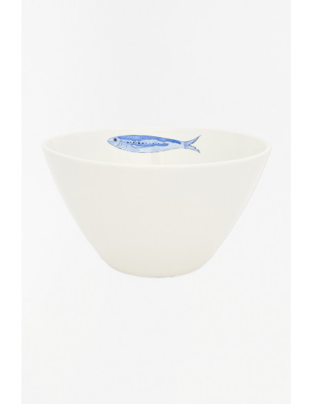  Plato blanco de cerámica 