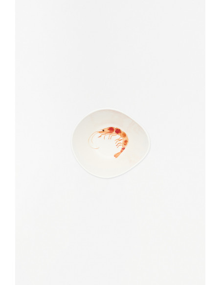 Bol blanco de cerámica 