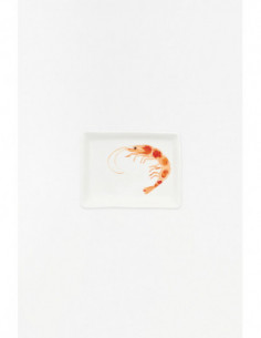 Plato de cerámica gamba 