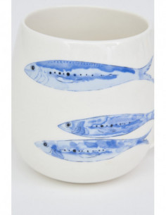Mug de peces azulinos  2