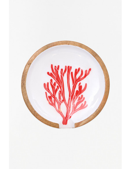  Reposa cuchara coral rojo 