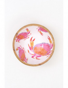 Bol de madera esmaltada 