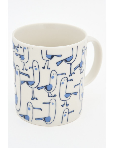  Taza gaviotas de cerámica 