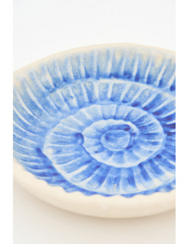  Bol caracola con relieve 
