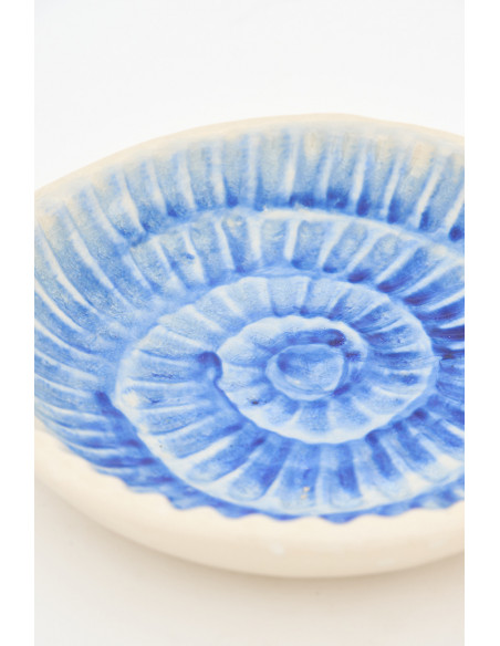  Bol caracola con relieve 