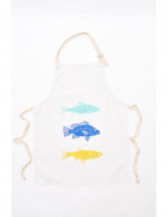 Delantal diseño peces 