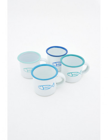  Tazas náuticas de metal 