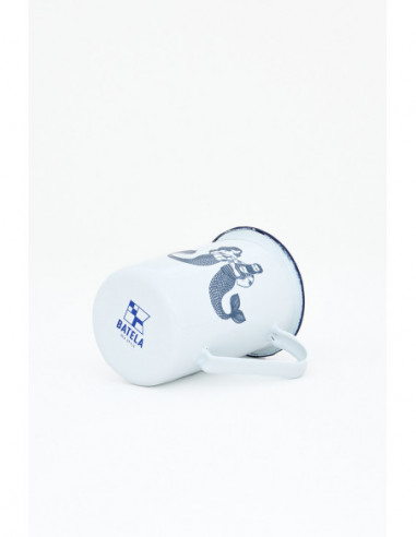  Mug blanco de metal 