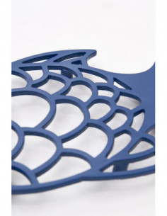 Salvamantel diseño de pez azul  2