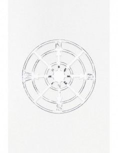 Salvamantel rosa de los vientos 