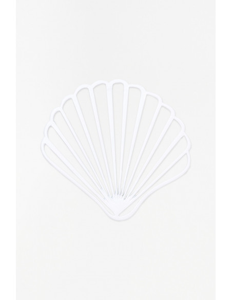 Salvamantel blanco de aluminio 