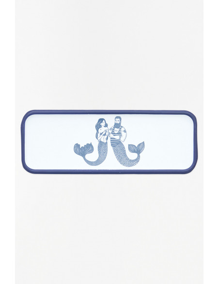 Bandeja blanca de sirena 
