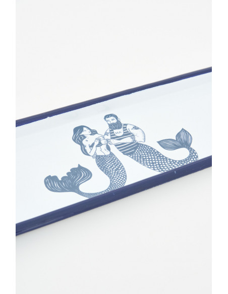  Bandeja de sirena azul 