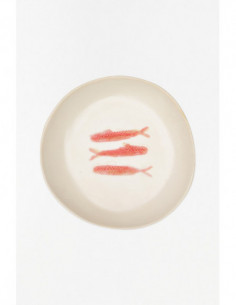 Bol bajo de cerámica 