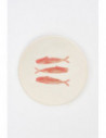 Tabla de cerámica diseño peces 