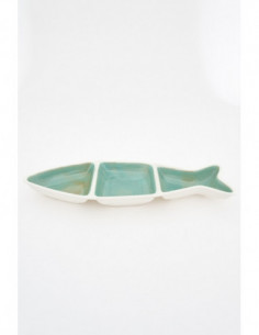 Pez de porcelana verde  2