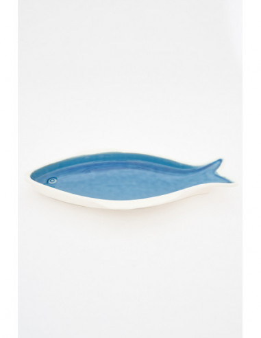 Plato pez de porcelana   Plato pez de porcelana