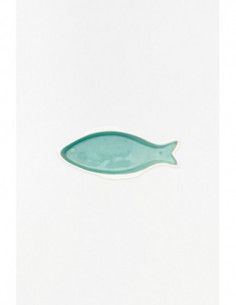 Plato de porcelana diseño pez 