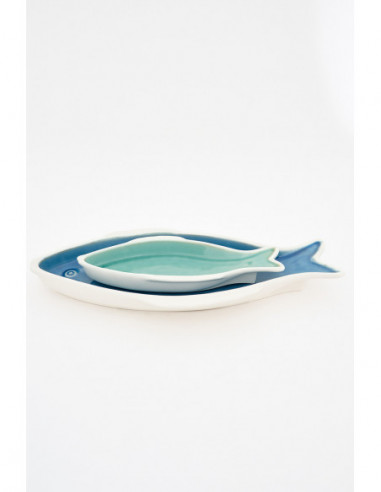  Plato de peces decorativos 