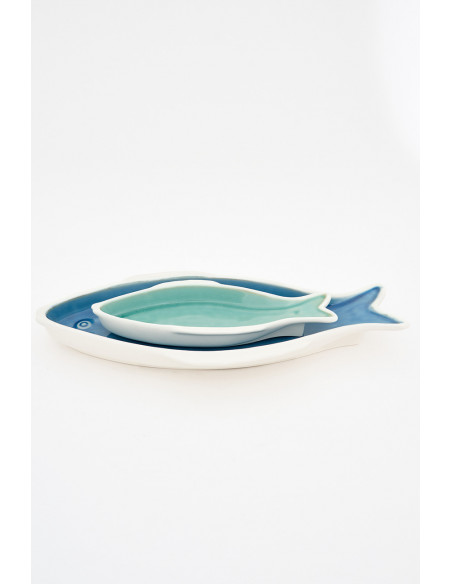  Plato de peces decorativos 