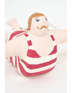 Bañista traje rojo  2